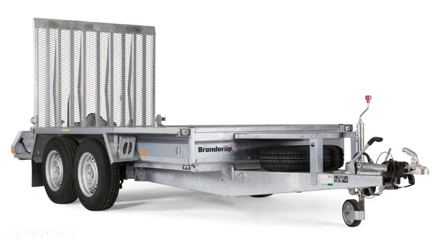 Brenderup Przyczepa MT3080 dmc 2700kg koparkowa mocna koło zapasowe - 8