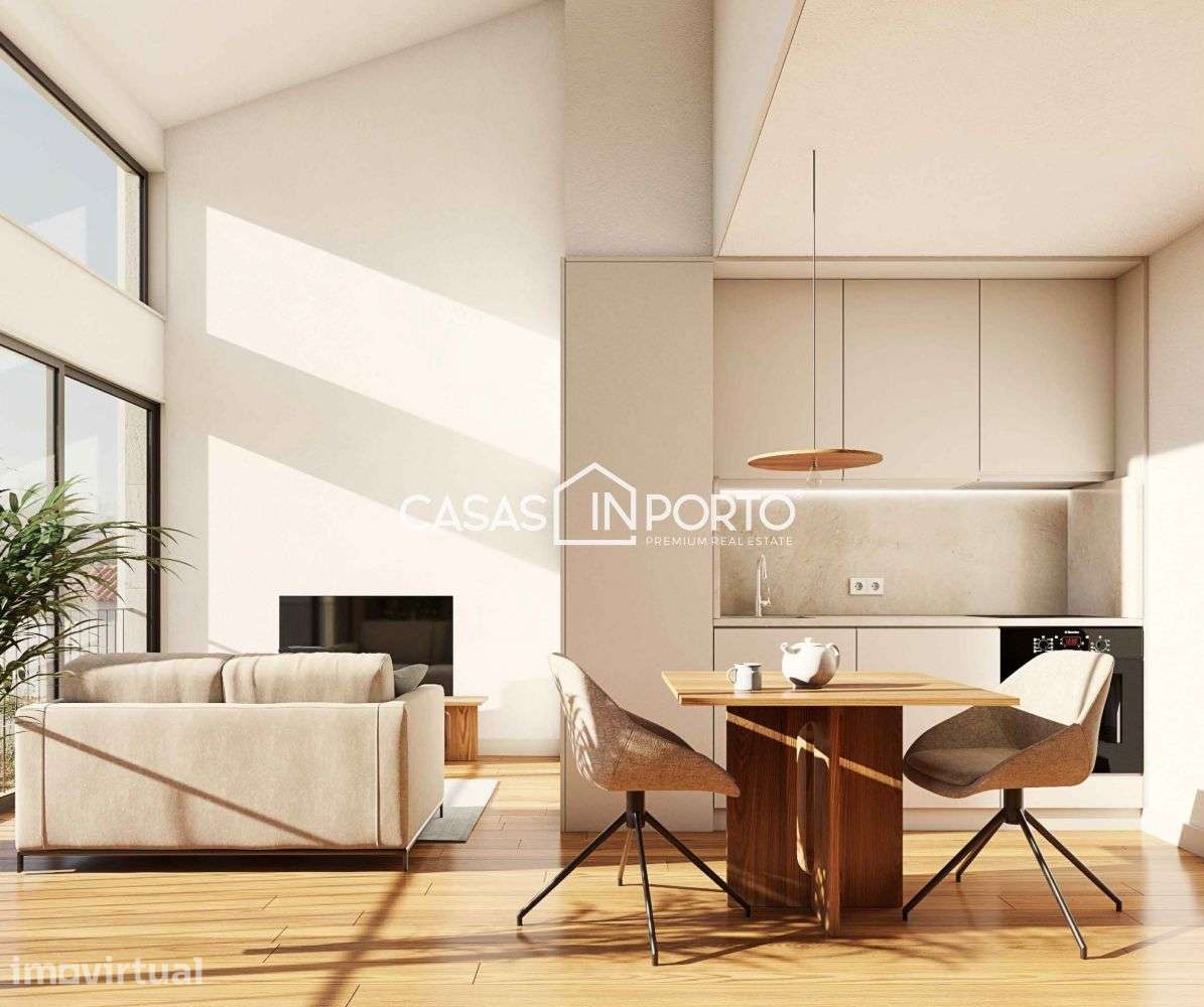 T1 Duplex Moderno em Matosinhos - Próximo ao Mar - Grande imagem: 2/9
