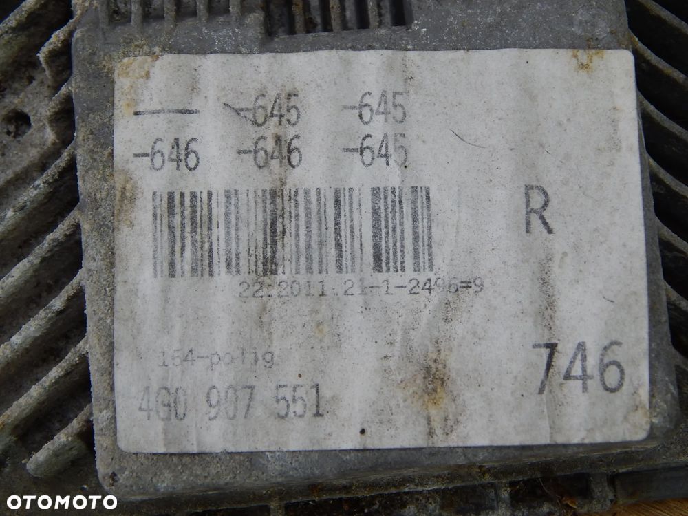 Komputer silnika 3.0 TFSI 4G0907551 AUDI A6 s6 RS6 C7 A7 11-18 Łuków części - 4