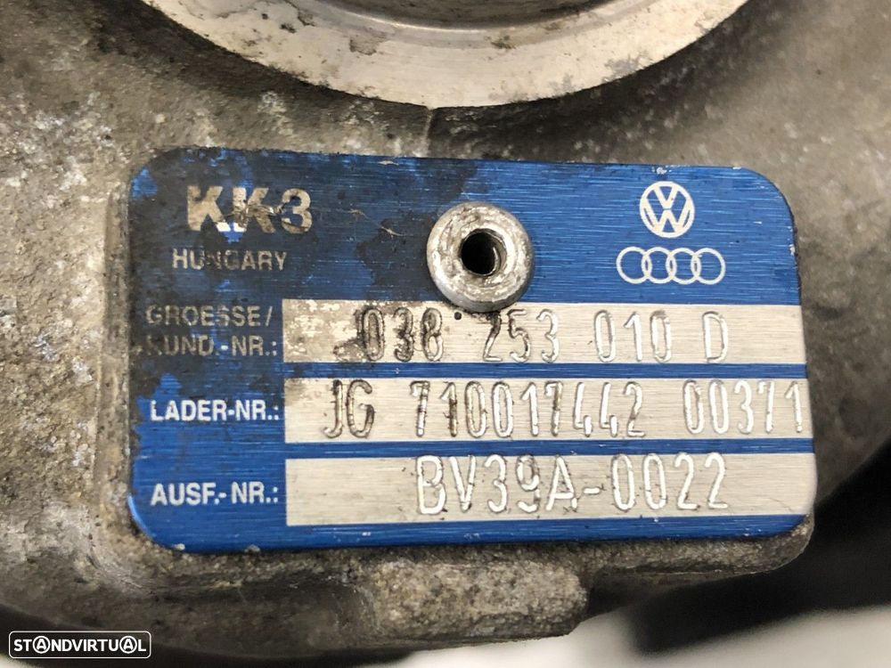 Turbo SEAT LEON (1P1) 1.9 TDI REF. 038253010D MOTOR BKC - 5