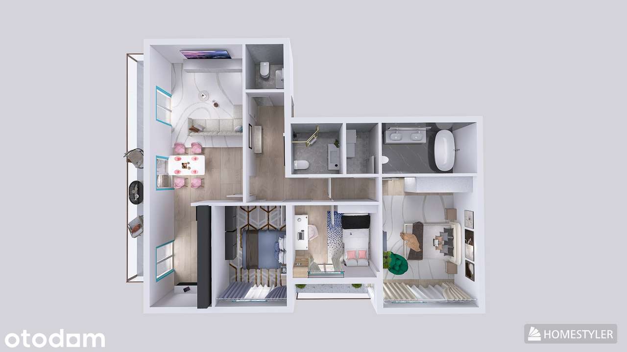 Apartament klasy premium na ostatnim piętrze | 109m² | dwa m.post
