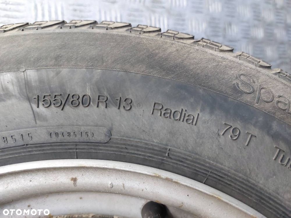 LEWAREK PODNOŚNIK + KOŁO ZAPAS 4x98 5Jx13 155/80R13 FIAT PANDA II - 5