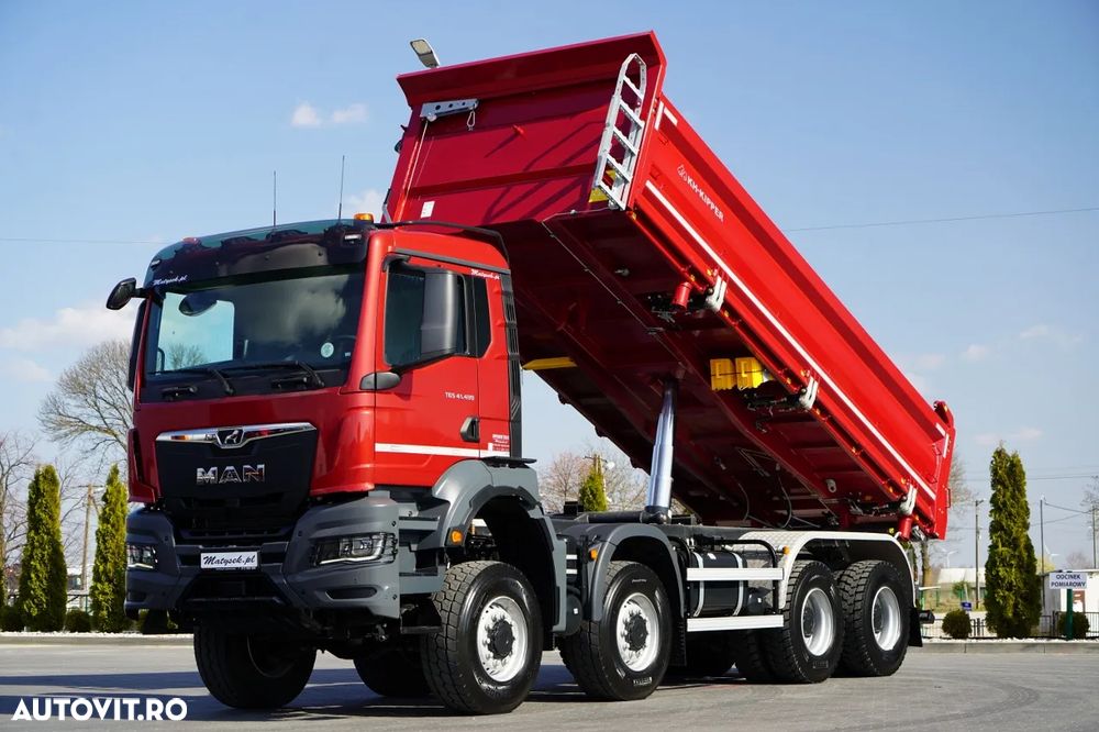 MAN TGS 41.480 / 8x8 / BASCULANĂ SPATE / MANUAL / NOU NOU / KH-KIPPER / - 1