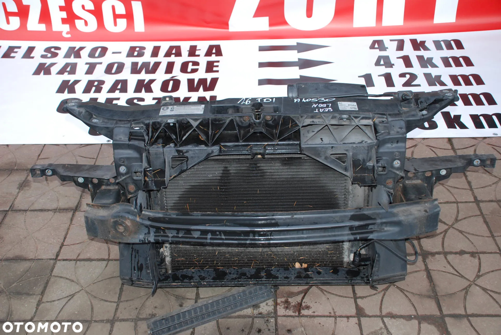 seat leon II pas przedni 1.6 TDI nr A40530 WYSYŁKA - 2