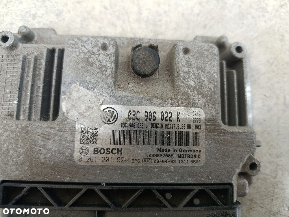 KOMPUTER, STEROWNIK VW GOLF PLUS I 03C906022K 0261201924   1.4 TSI 122KM - 2