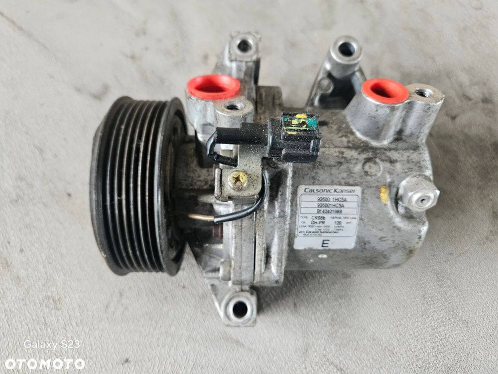 Sprężarka kompresor klimatyzacji Nissan Note E12 Micra K13 1,2 DIG-S 926001HC5A - 1