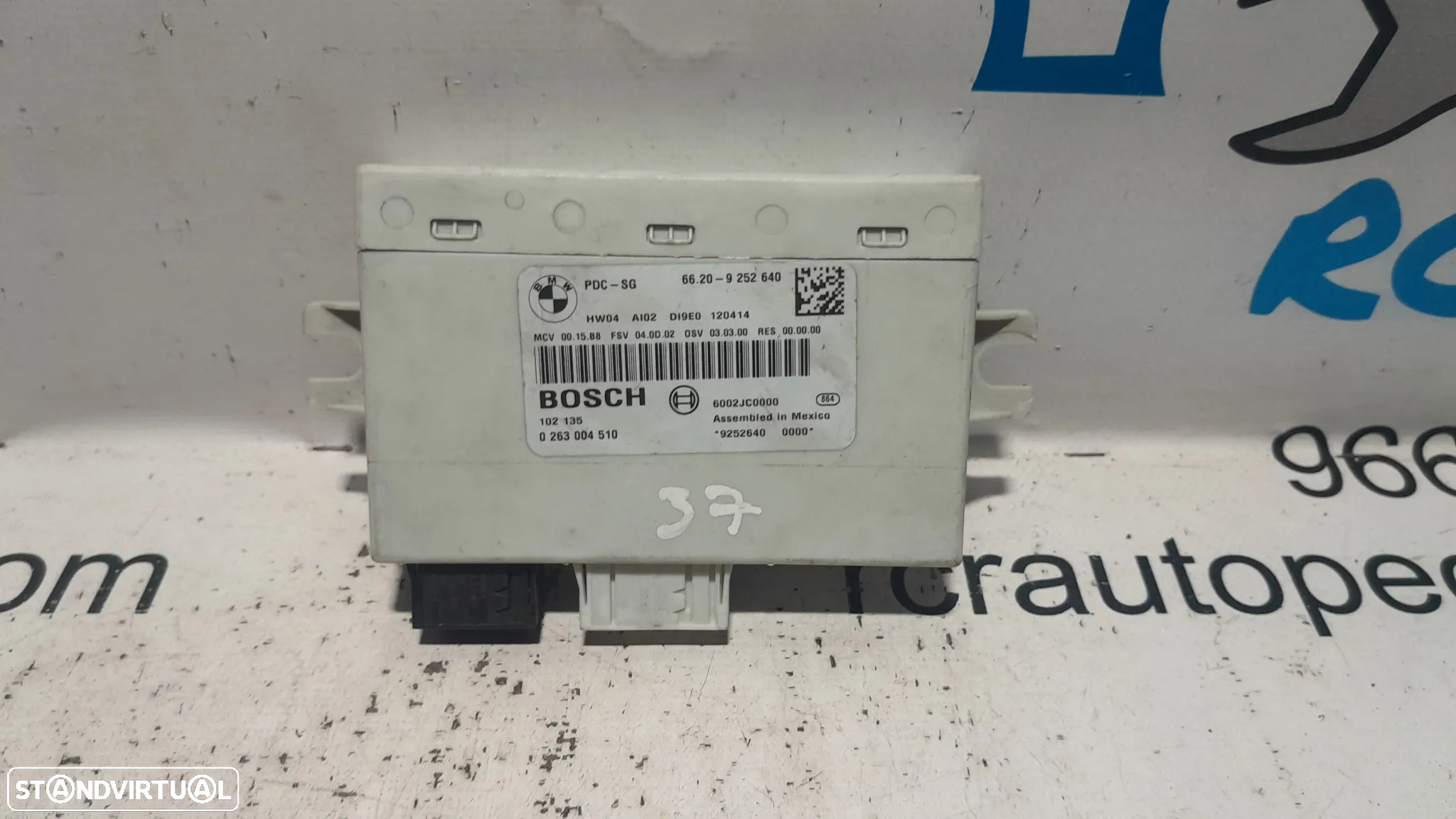 .Modulo BOSCH Unidade de Controlo Assistência de Estacionamento PDC BMW Mini 9252640 - 2