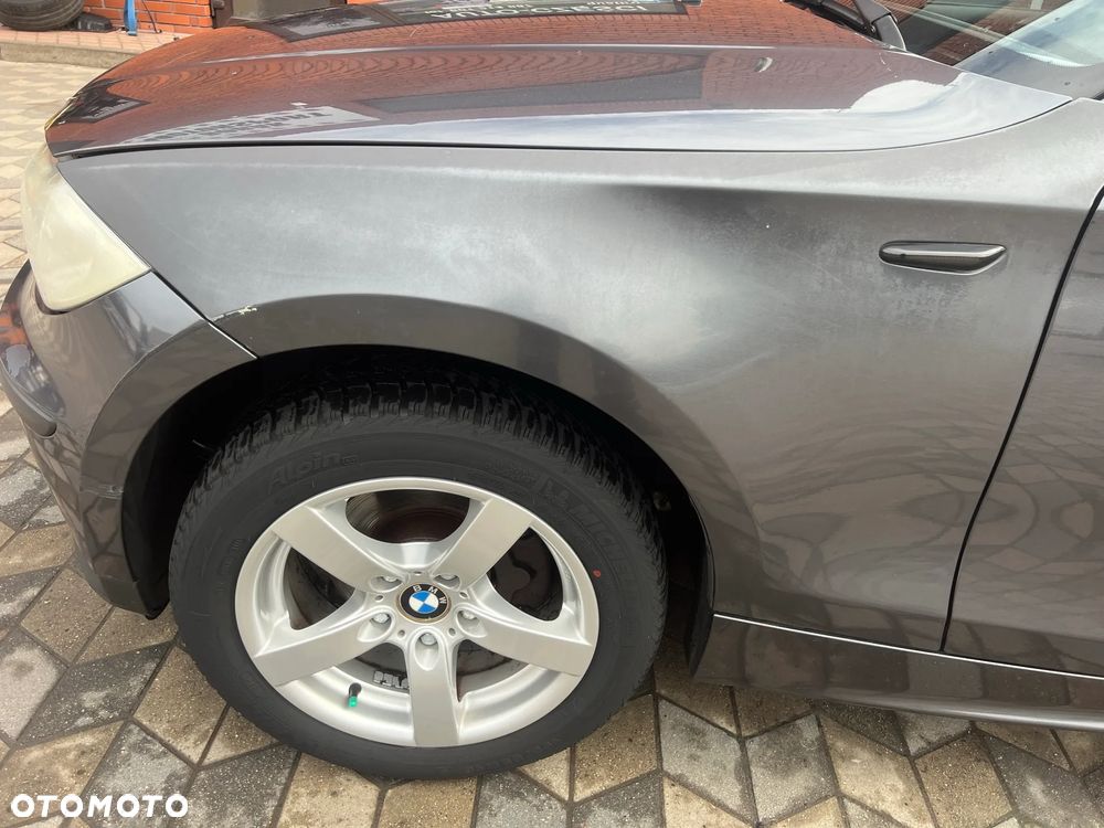 BMW E87 BŁOTNIK LEWY SPARKLING GRAPHITE - 1