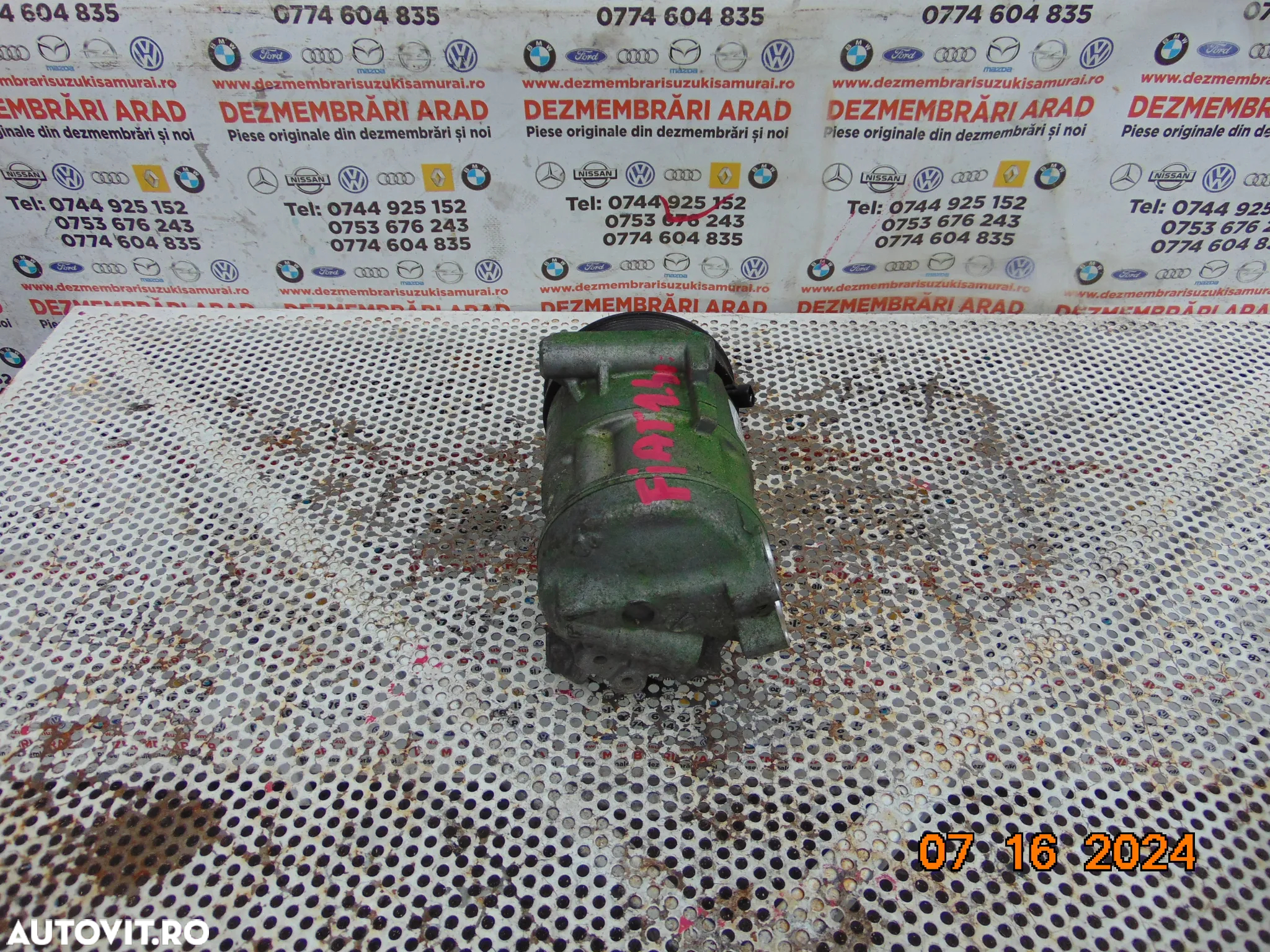Compresor clima Fiat Tipo 1.4 Fiat 500 Panda lancia 1.4 - 11