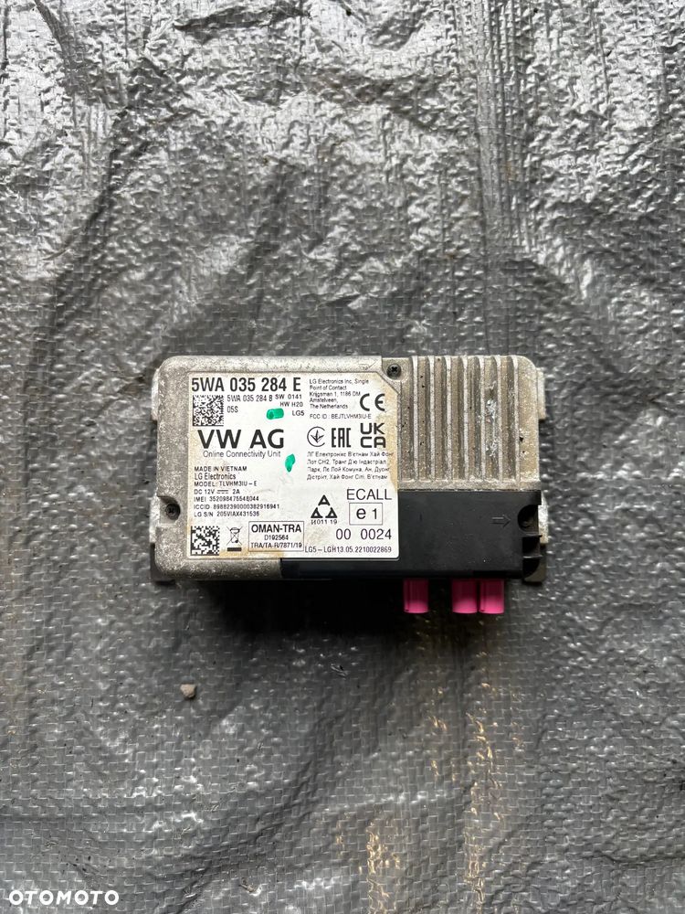 VW Tiguan II 5NA moduł bluetooth 5WA035284E - 1