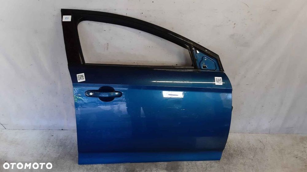 / DRZWI PRZÓD PRZEDNIE PRAWE DO E6 FORD MONDEO MK4 BŁĘKITNE NIEBIESKIE - 1
