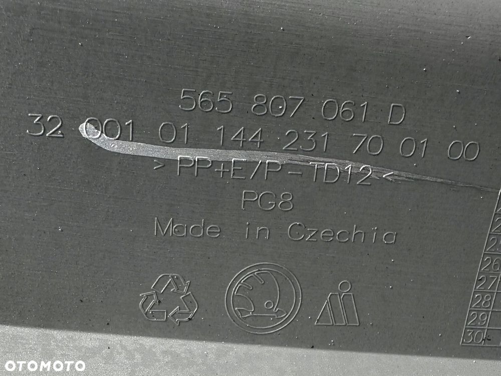 ZDERZAK PRZÓD PRZEDNI DOKŁADKA SPOILER SKODA KODIAQ LIFT 565807061D - 9