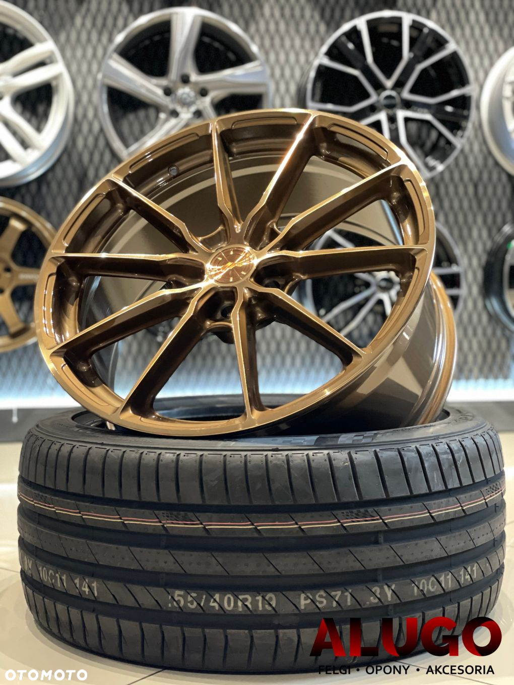 Alufelgi 21" BLANK JAPAN RACING Felgi MERCEDES GLC GL GLS S AUDI Q5 Q7 Q8 - 4
