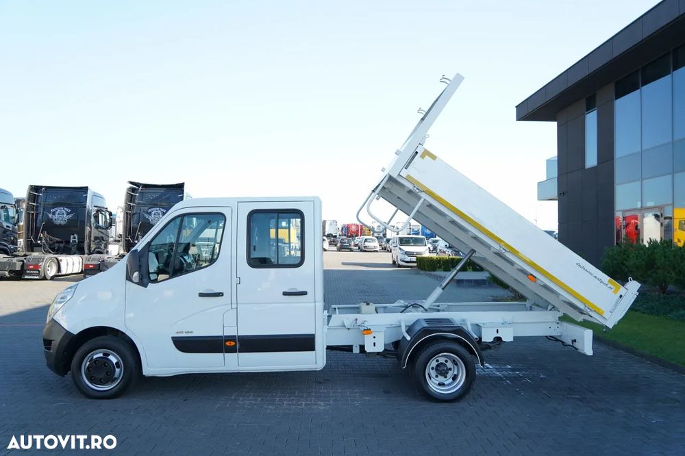 Renault MASTER / DCI 150 / BASCULATOR / CAMION CU TRACȚIE MIXĂ 7 LOCURI / MANUAL / DOUĂ RULOURI - 5