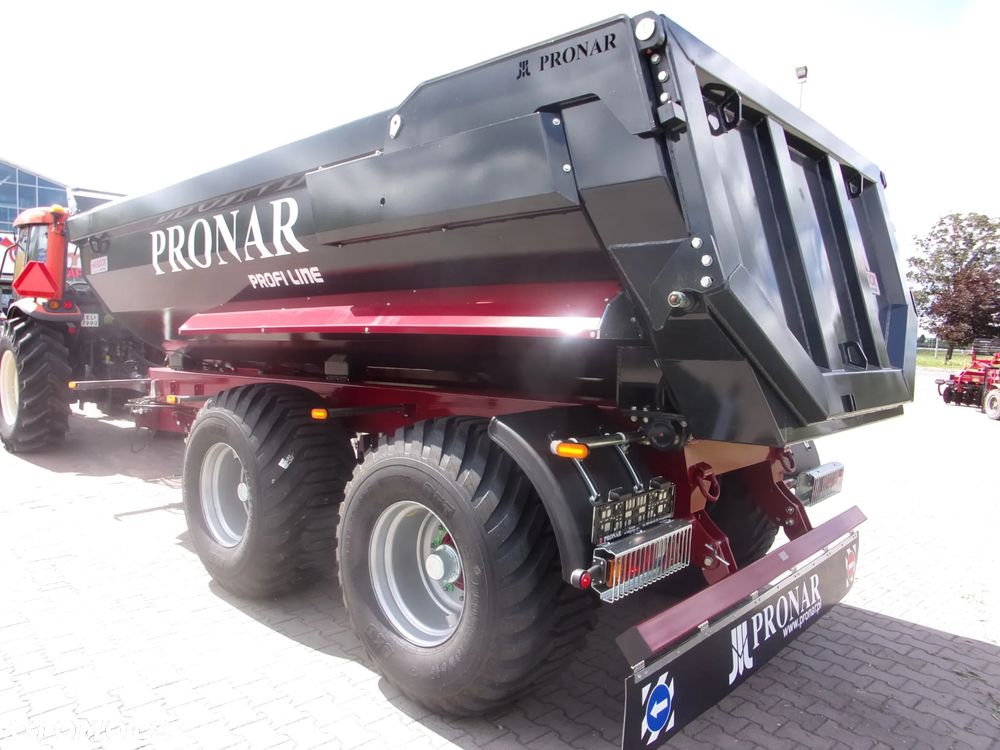 Pronar Przyczepa rolnicza - ciężarowa - budowlana PRONAR T-701HP -16,1 tony, ze skrzynią ładunkową typu Half-Pipe, skorupowa, tandem - 6