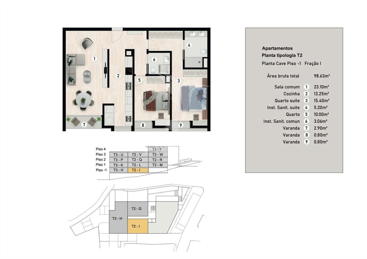 Apartamento T2 - no Centro Caniço - Grande imagem: 3/20
