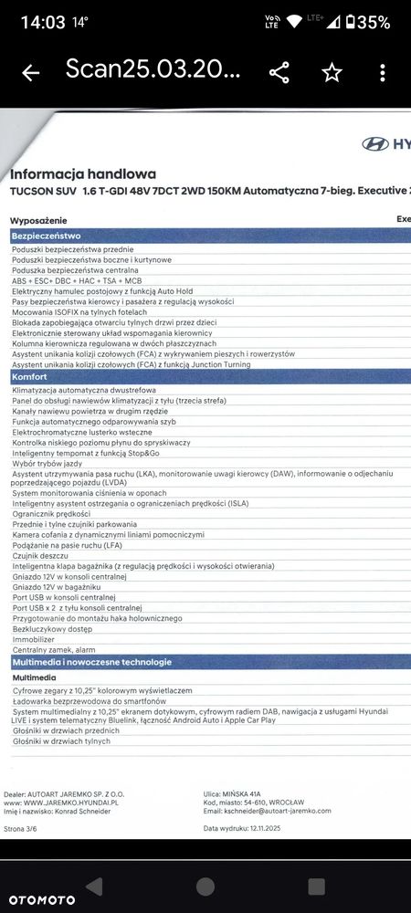 Hyundai Tucson 1.6 T-GDi 48V Executive 2WD DCT - 38