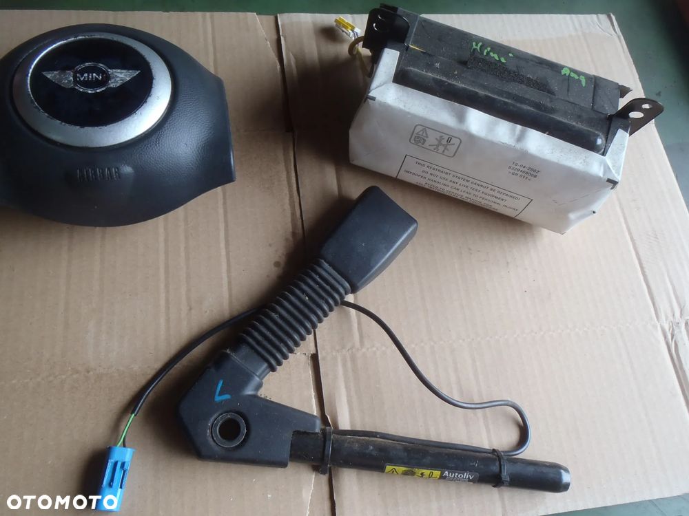 poduszka powietrzna air bag airbag pas pasy napinacz dopinacz mini cooper r50 r51 r52 r53 - 1