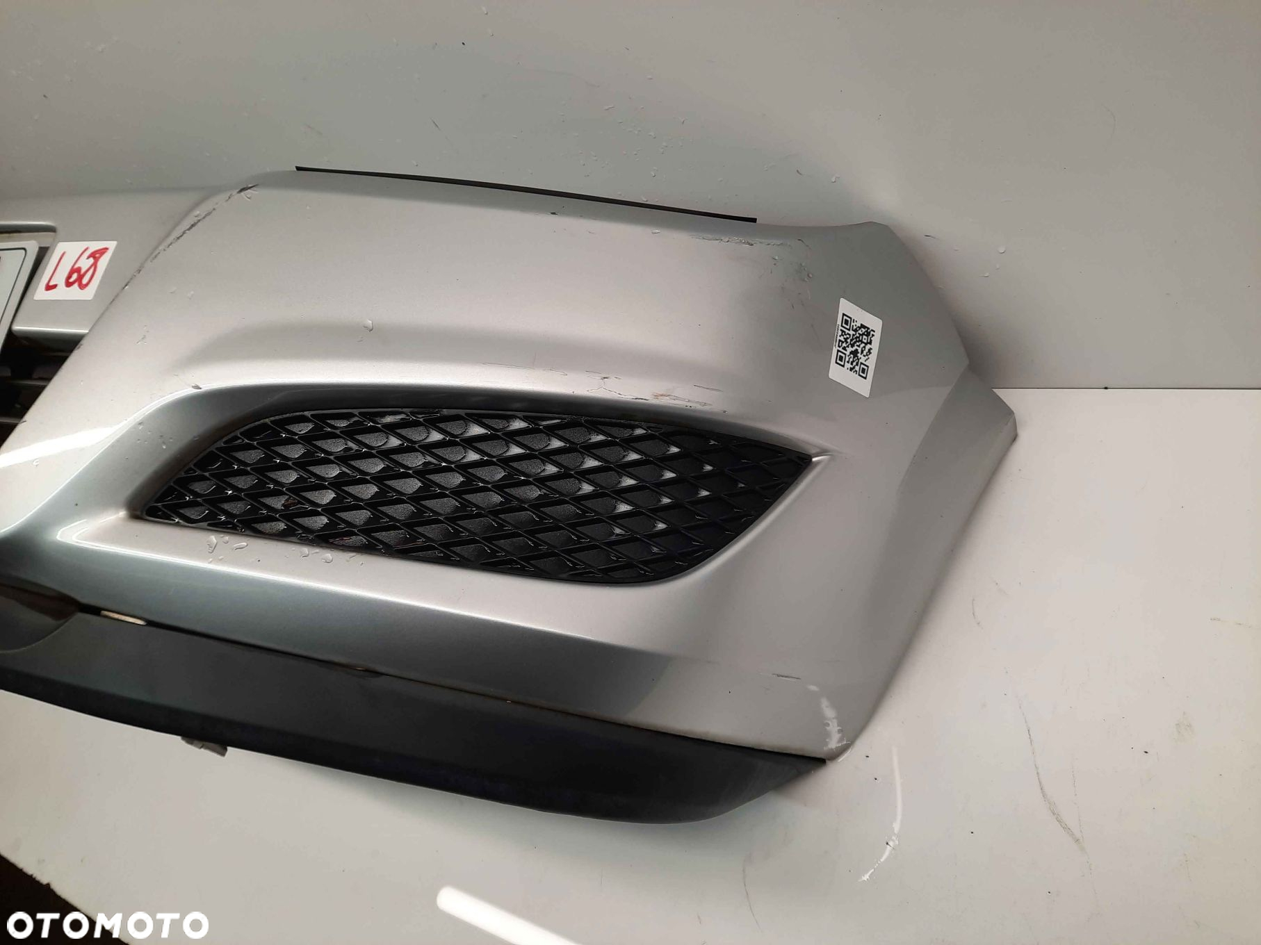 } ZDERZAK PRZÓD PRZEDNI OPEL ASTRA H 3 III LIFT FL Z157 SREBRNY - 4