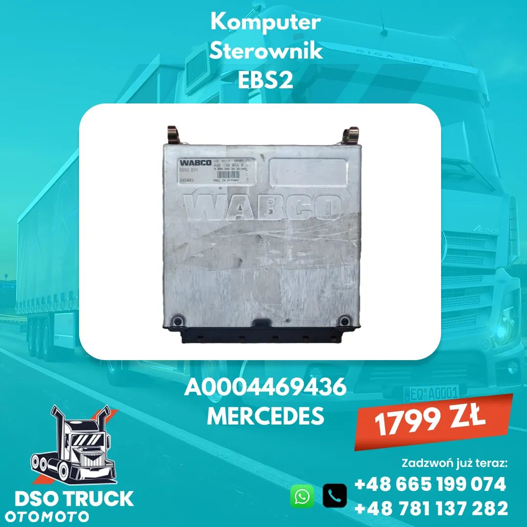 Komputer Sterownik EBS2 A0004469436 MERCEDES ACTROS EURO 5 - 1