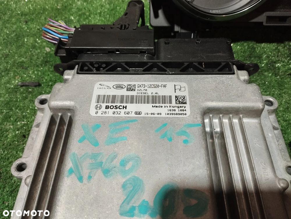 STEROWNIK ZESTAW STARTOWY 0281032607 JAGUAR XE X760 2.0D - 3