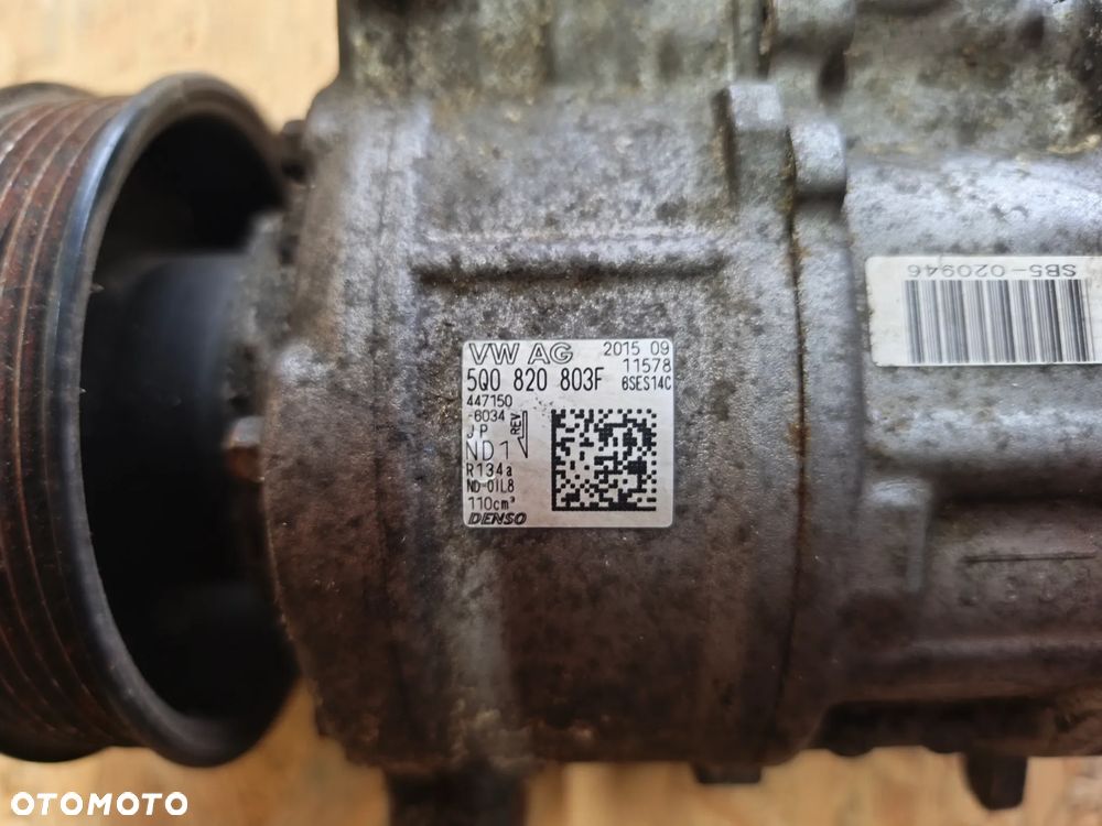 SPRĘŻARKA KOMPRESOR KLIMATYZACJI 5Q0820803D VOLKSWAGEN GOLF AUDI A3 SKODA SEAT - 3