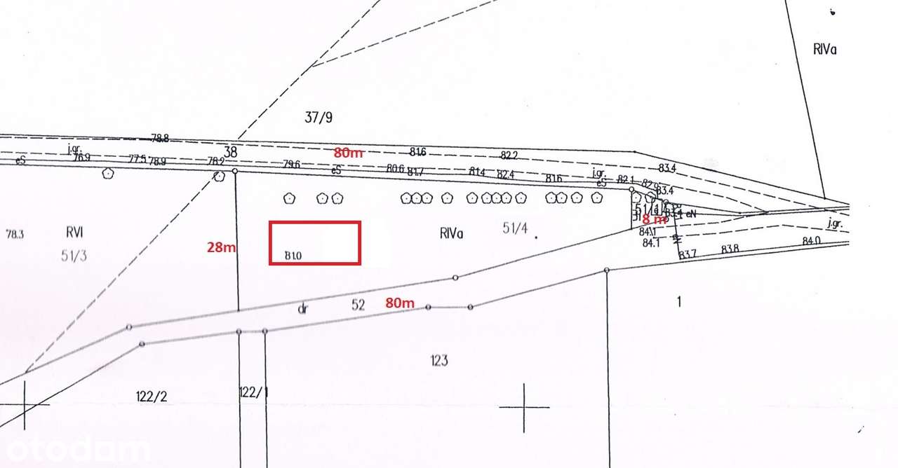 Działka budowlana przy lesie wieś Śrem k.Sierakowa - Pełny obrazek: 5/5