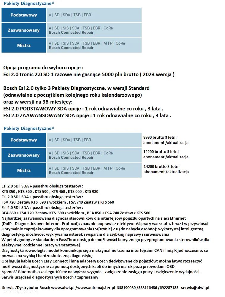 KTS 960 tester Bosch DCU 220 KTS 560 SKP i SDA - 3