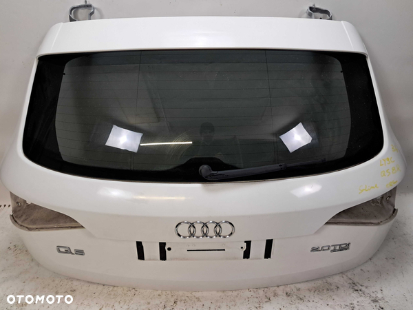 AUDI Q5 8R przed lift klapa tył tylna bagażnika LY9C kompletna biała