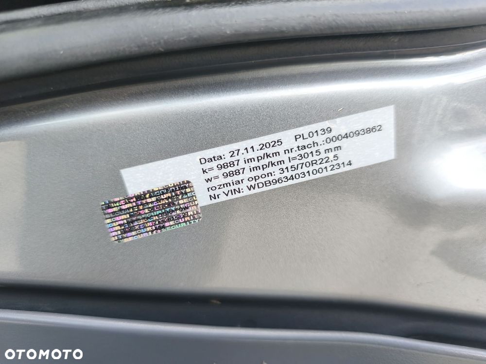 Mercedes-Benz 1843 Antos 2015 hydraulika waga 6378 kg Mały przebieg ASO Polska kabina krótka dzienna standard Nauka Jazdy - 10