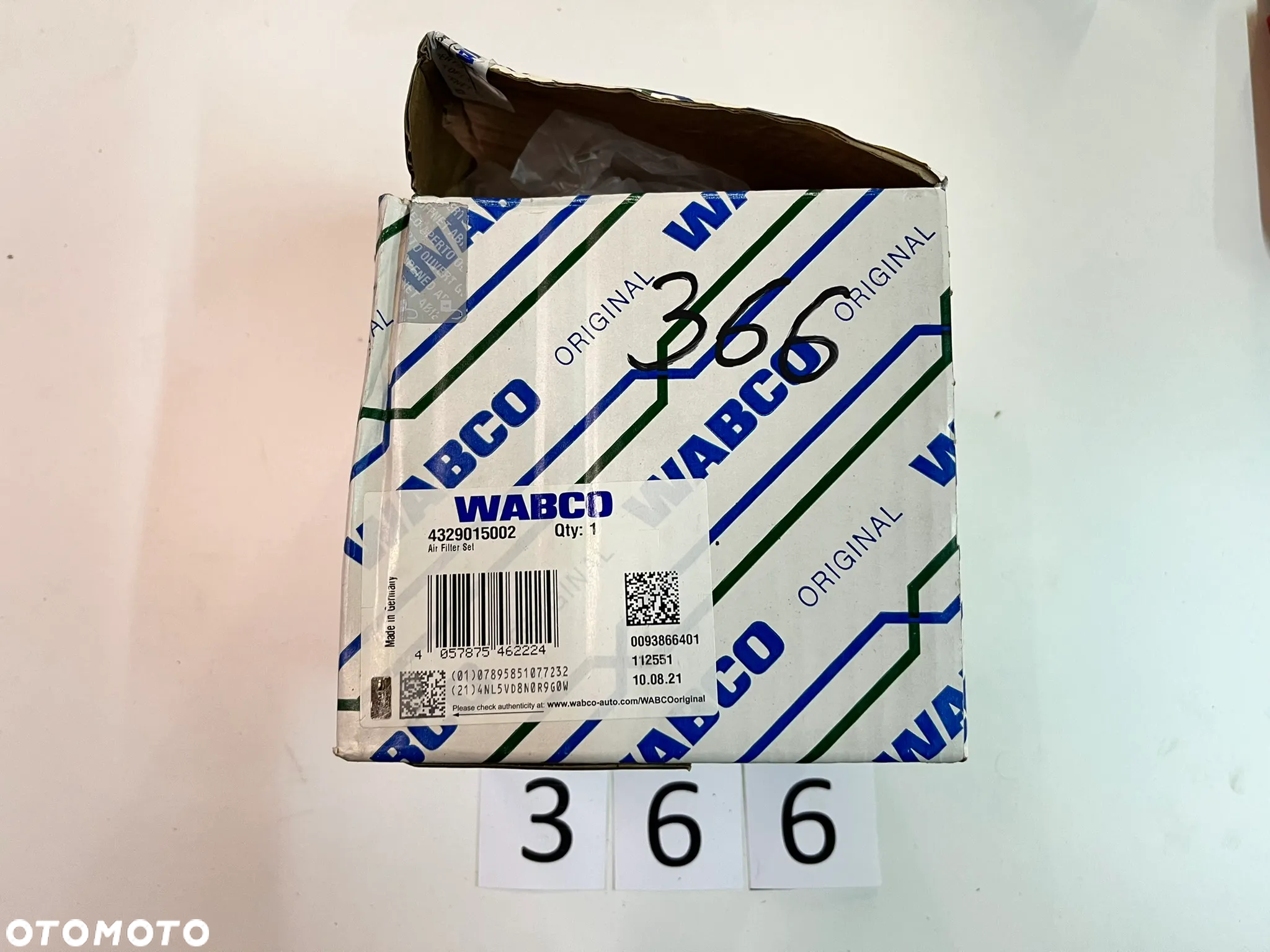 Wkład, filtr osuszacza powietrza WABCO 4329015002, Volvo FM, FMX, FH, Renault C-Serie - 4