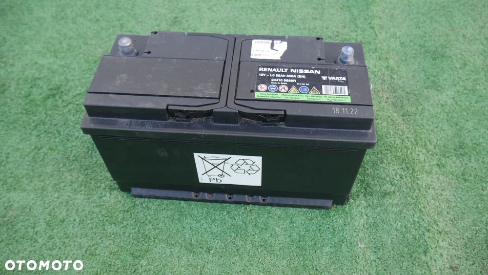 AKUMULATOR 12V 95AH 850A L5 RENAULT NISSAN OE 244109889R VARTA - 2