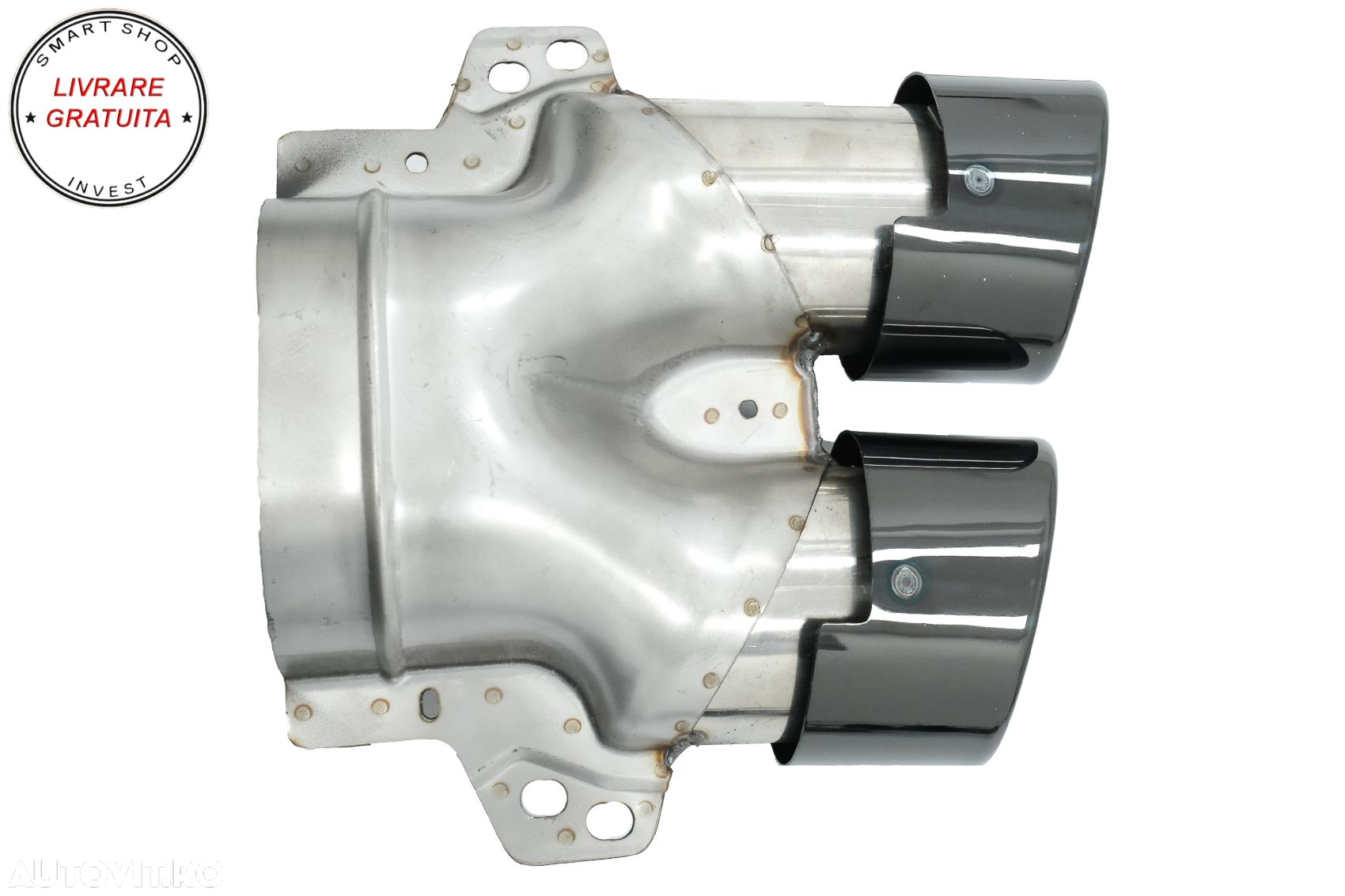 Difuzor Bara Spate Evacuare Dubla si Tobe Ornament Mercedes C-Class C205 A205 Coup- livrare gratuita - 12