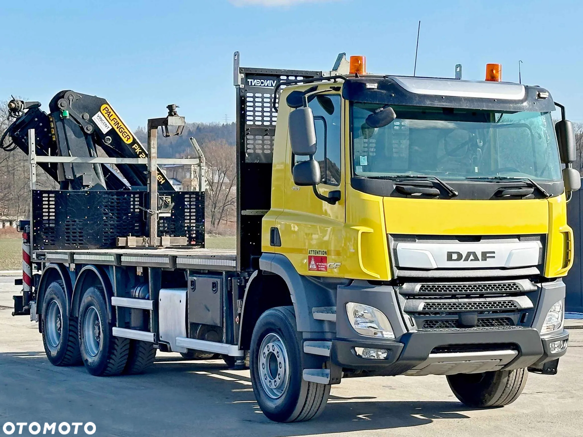 DAF CF 450 * PLATFORMA 6,30 m + PK 22002 - EH D + PILOT * STAN BDB / 6x4 - 3
