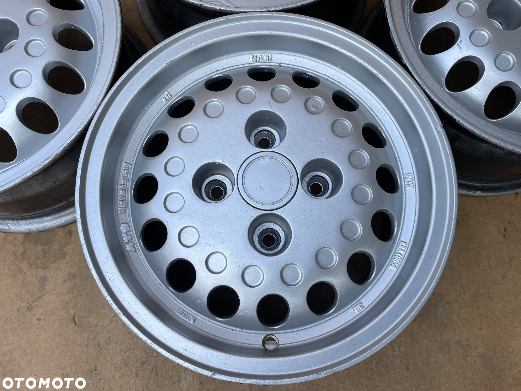 Oryginalne Felgi Aluminiowe ATS 6J 6 13 13" ET32 4x108 Komplet KBA40656 4 Sztuki FORD PEUGEOT AUDI CITROEN - 2