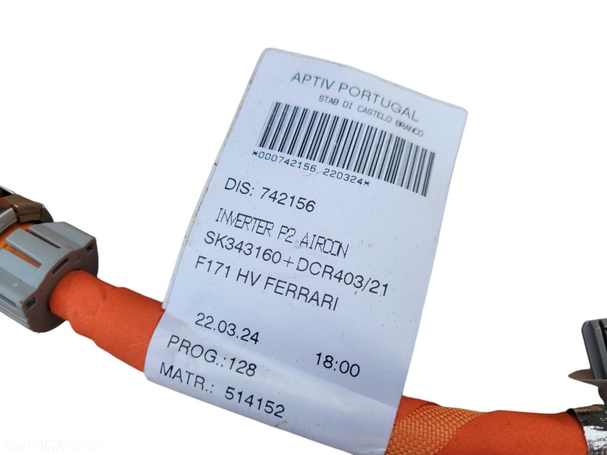Ferrari 296 GTB GTS - przewód inwertera INVERTER HV COMPRESSOR CABLE - 2