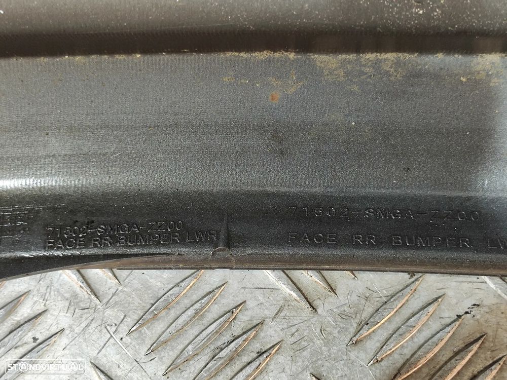 PARACHOQUES TRASEIRO TRÁS ORIGINAL HONDA CIVIC IIIV 8 MK8 71502SMGAZZ00 PARA-CHOQUES PARA CHOQUES - 8