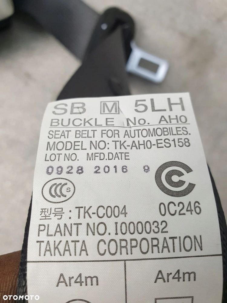 PAS BEZPIECZEŃSTWA TYŁ LEWY SUBARU IMPREZA GP 17R - 5