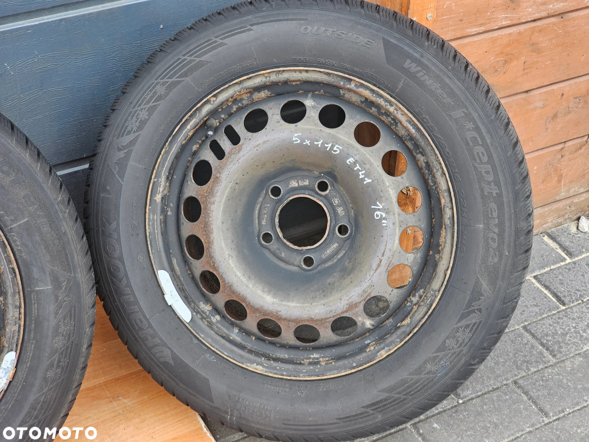 FELGI STALOWE OPONY ZIMOWE KOŁA OPEL ASTRA J K ZAFIRA C R 16 5x115 205/60/16 - 4