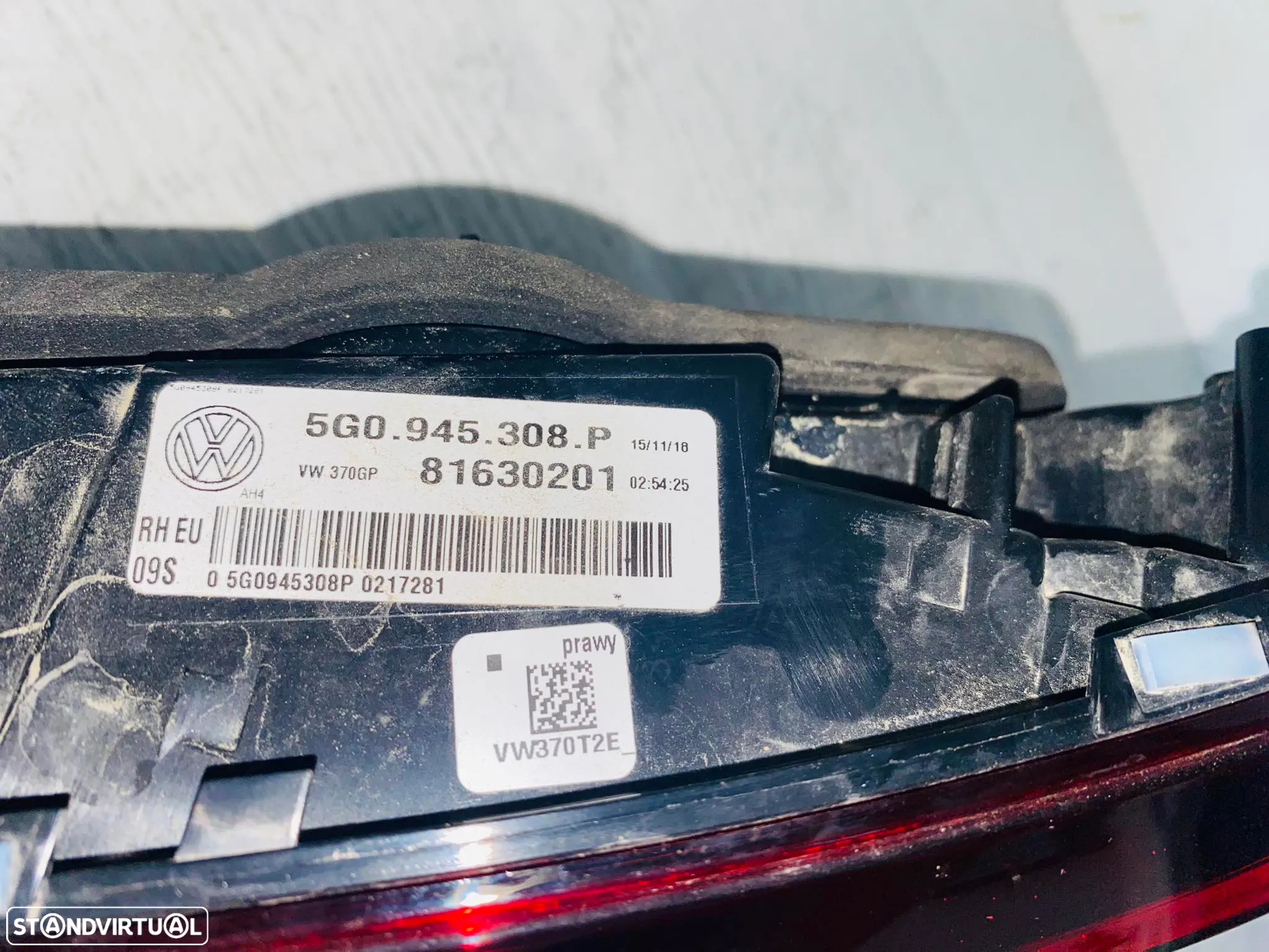 Farolim Mala Trás Direito Volkswagen Golf VII - 2017 / 2025 - 4