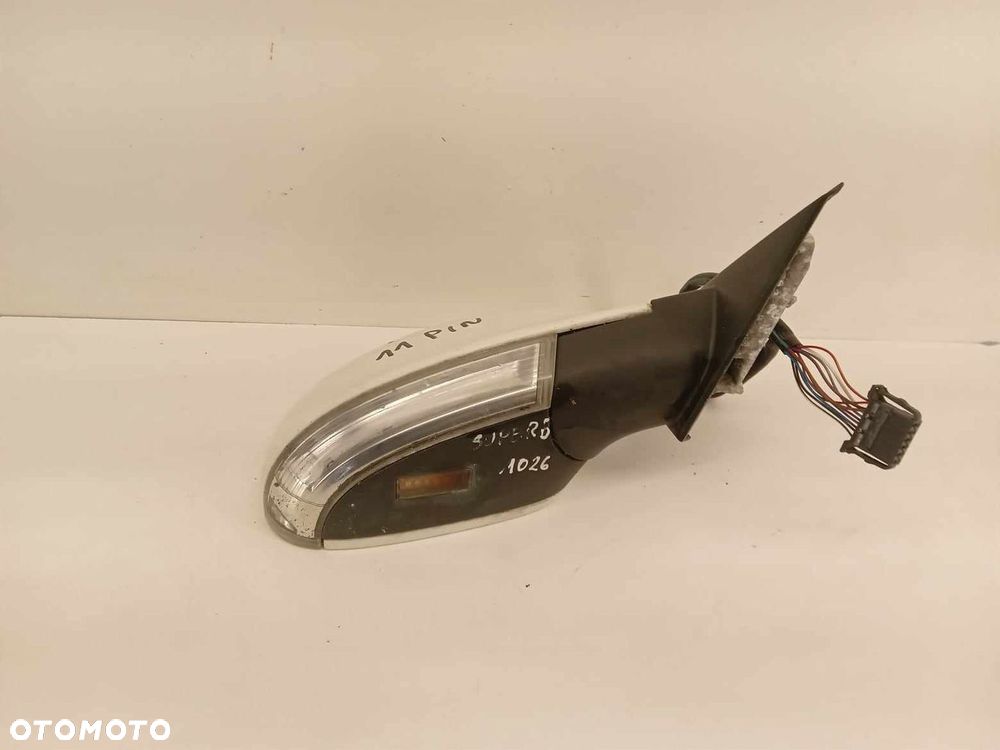 LUSTERKO PRAWE PRZEDNIE SKODA SUPERB II 06-08 11 PIN - 2