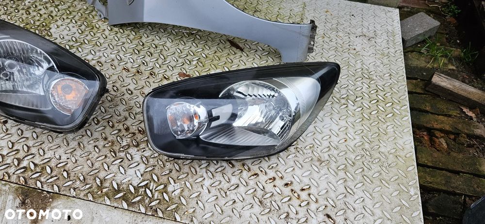 Kia Picanto 2 II 2011-2015 Wersja 5 drzwi 5D   Maska Pokrywa silnika Błotnik prawy lewy Reflektor Lampa prawa lewa  EUROPA kolor 3D - 39