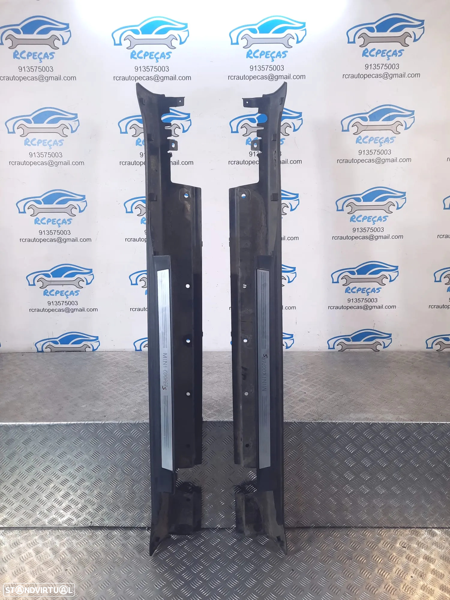 EMBALADEIRA EMBALADEIRAS ESQUERDA DIREITA MINI COOPER S R56 51777147916 7147916 51777147915 7147915 R57 R58 R59 SAIA SAIAS LATERAL LATERAIS - 2