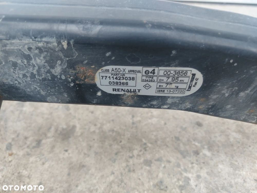 RENAULT SCENIC III HAK HOLOWNICZY TABLICZKA WIĄZKA ŚRUBY - 5