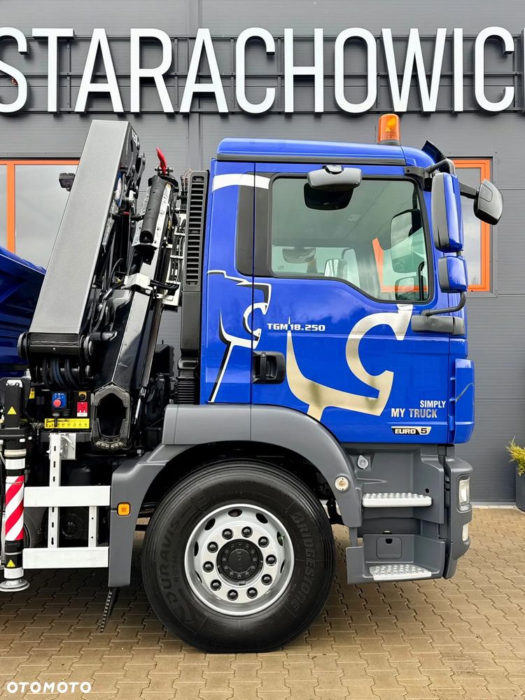 MAN TGM TGL TGS 18.250 // wywrotka 3-S + HDS HMF 1420 - K2 // budowlanka // energetyka //żuraw dzwig kran crane // Świeżo sprowadzony - 29