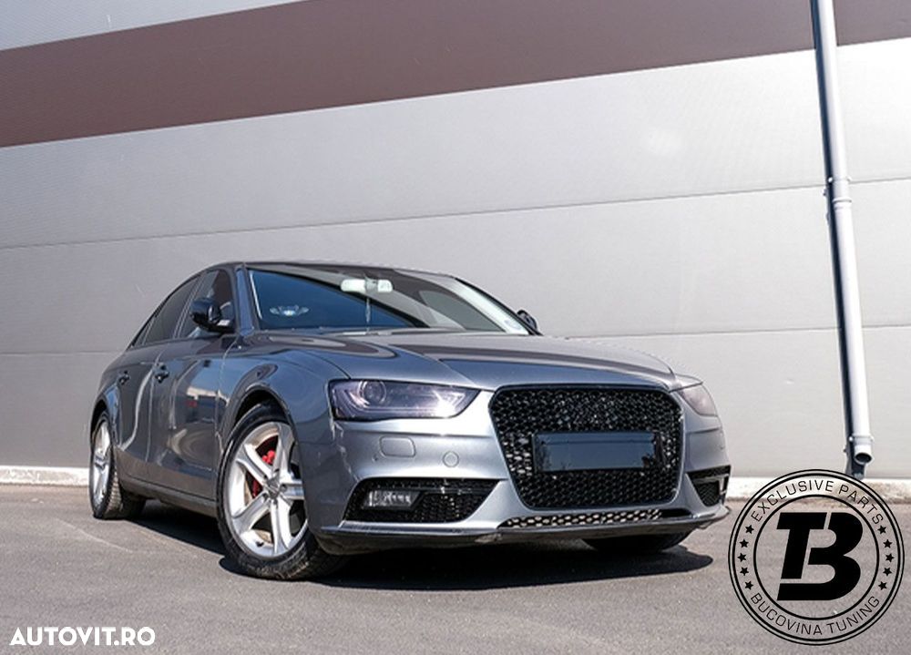 Grila compatibila cu Audi A4 B8 Facelift RS4 Design - 6