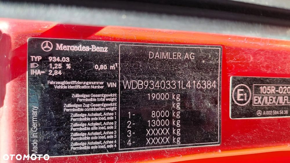 Mercedes-Benz ACTROS 18.48 MP3 AUTOMAT RETARDER - 14