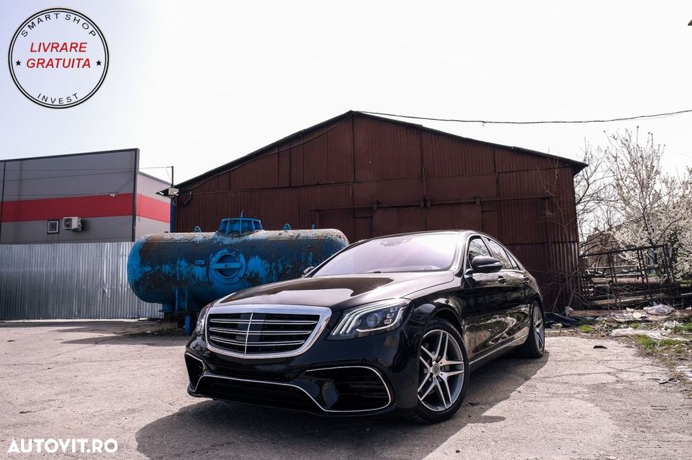 Pachet Exterior Mercedes S-Class W222 Facelift (06.2017-08.2020) S63 Design- livrare gratuita - 9