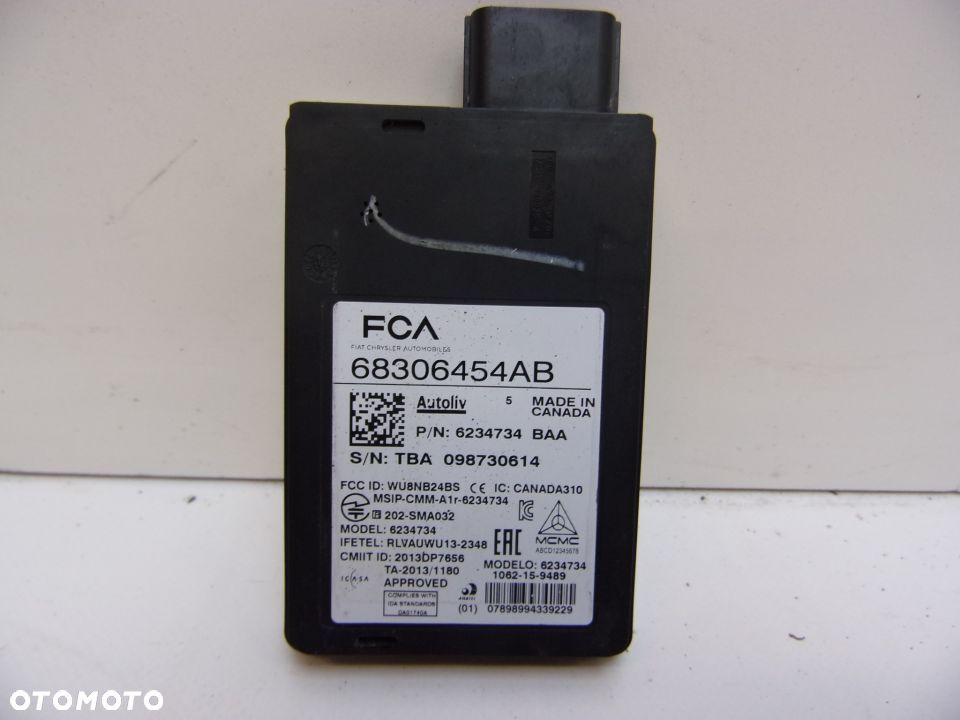 CHRYSLER PACIFICA 16- MODUŁ MARTWEGO POLA 68306454AB - 1