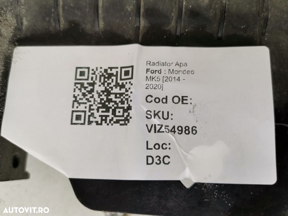 Radiator Apa Ford  Mondeo MK5 2014 2015 2016 2017 2018 2019 2020 Origi - 8